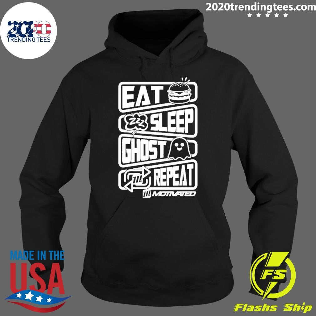 Eat Sleep Ghost Repeat Shirt