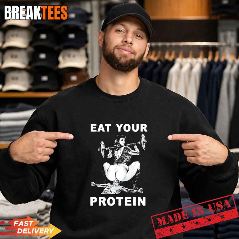 Eat You Protein For Gym-Goers Vintage T-Shirt