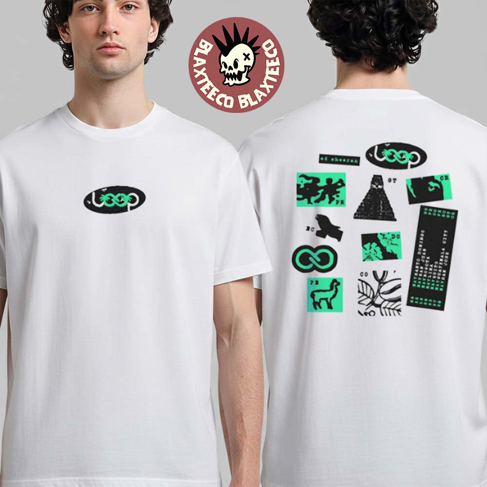 Ed Sheeran Loop Tour Exclusive Latin America 2026 Funny Icons White T-Shirt