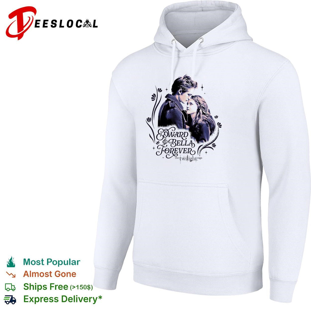 Edward and Bella forever vampire couple vintage portrait shirt