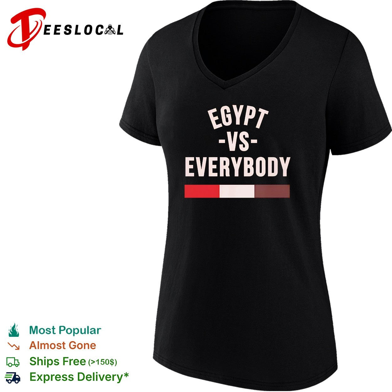 Egypt vs everybody flag soccer pride shirt