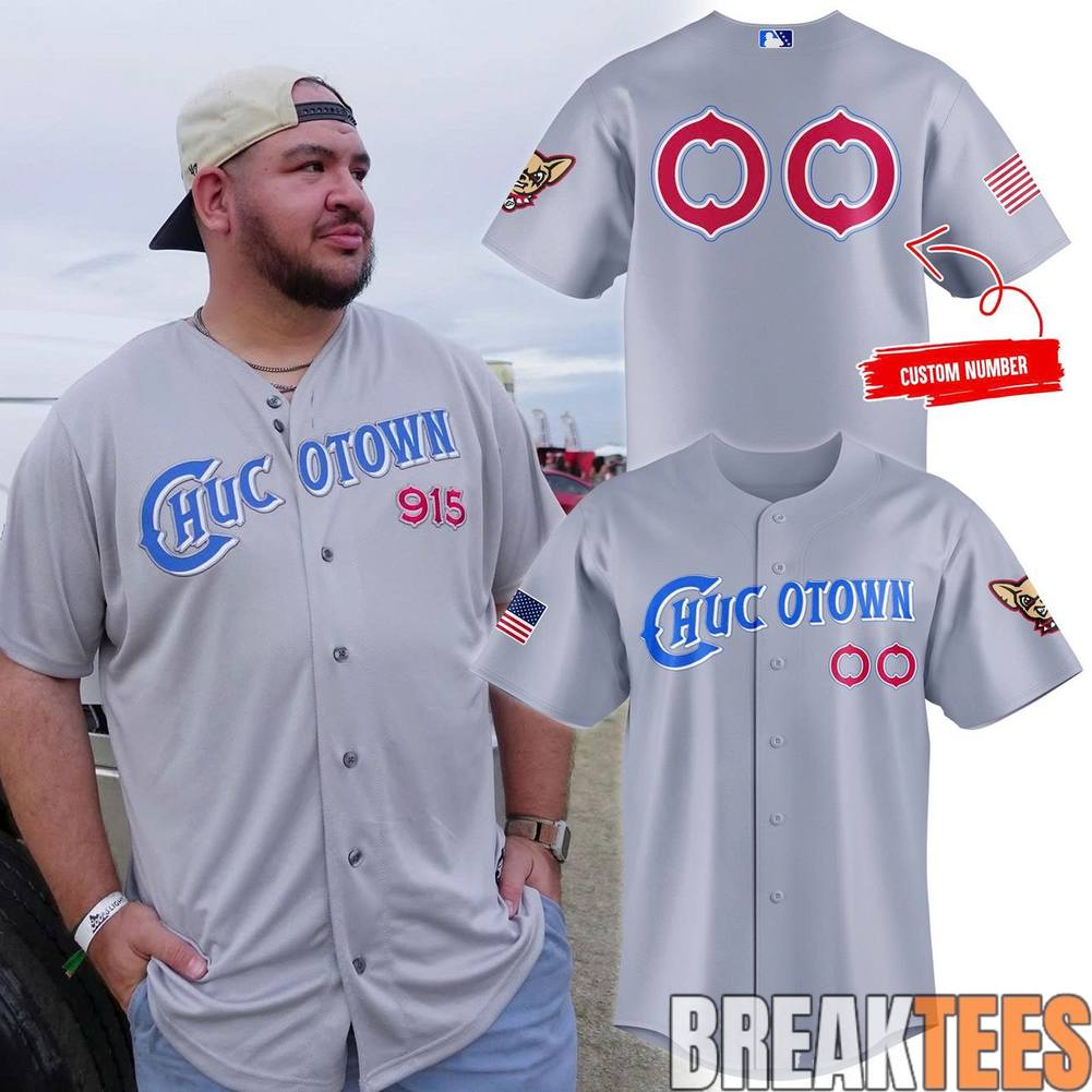 El Paso Chihuahuas Chucotown Custom Baseball Jersey