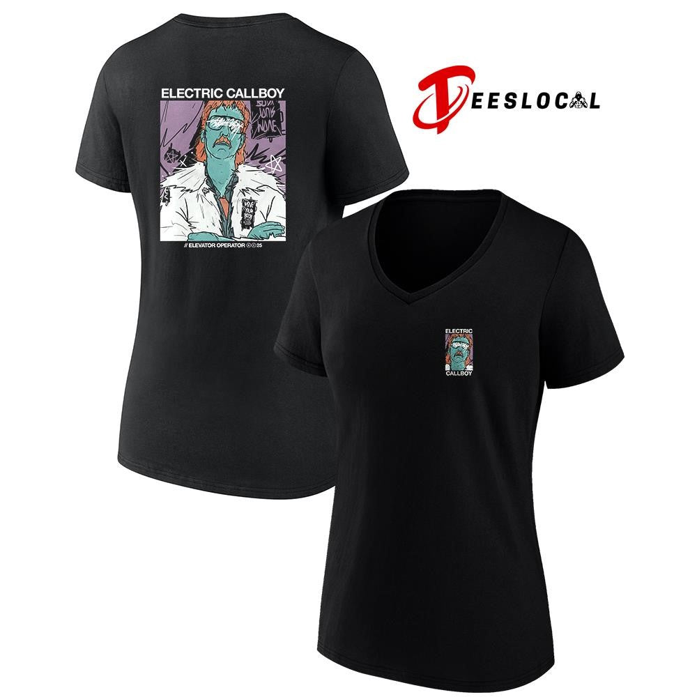 Electric Callboy elevator operator scratch shirt