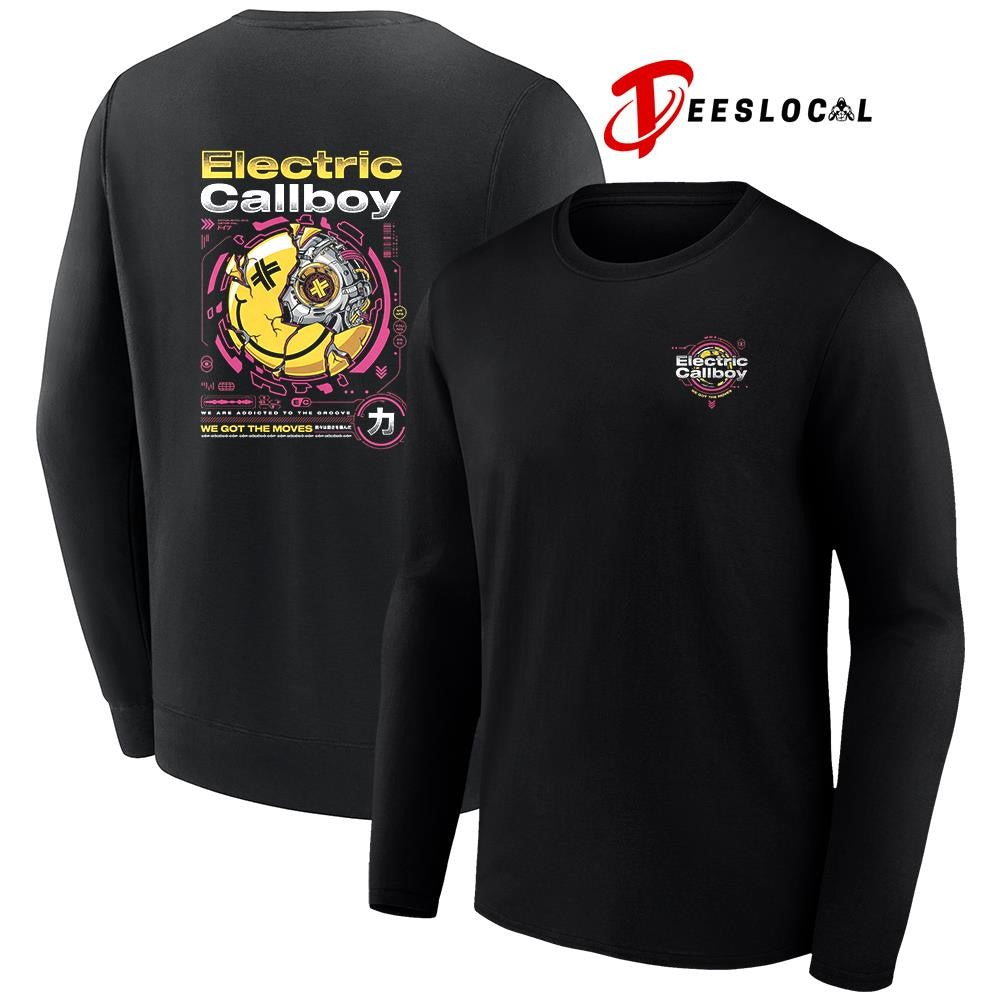 Electric Callboy we got the moves tech smile shirt