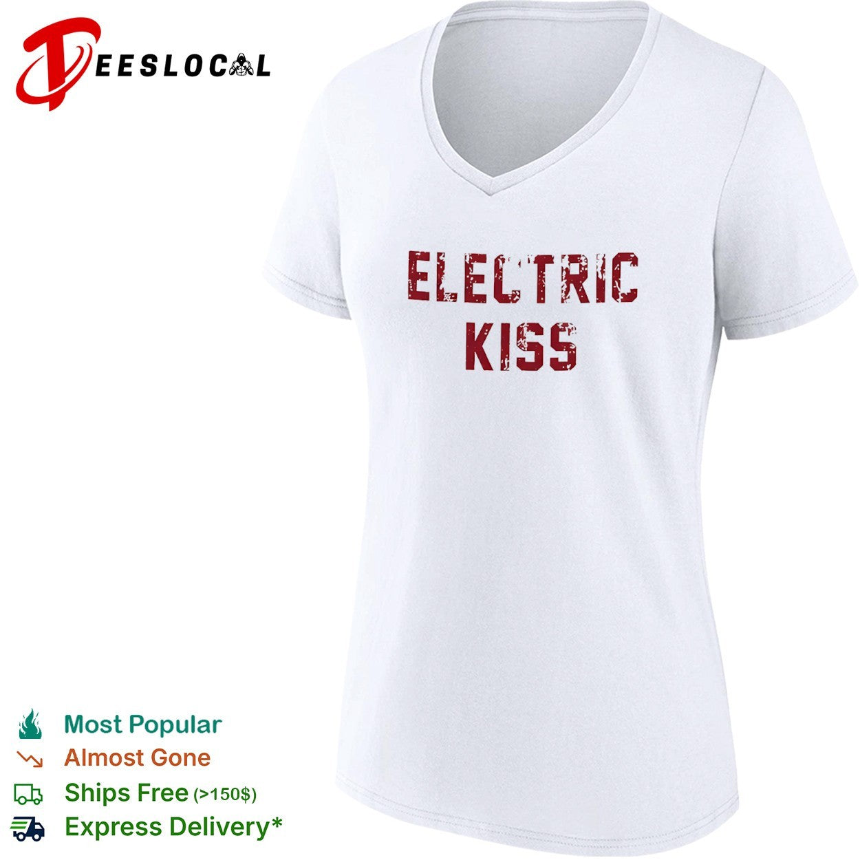Electric Kiss phrase shirt