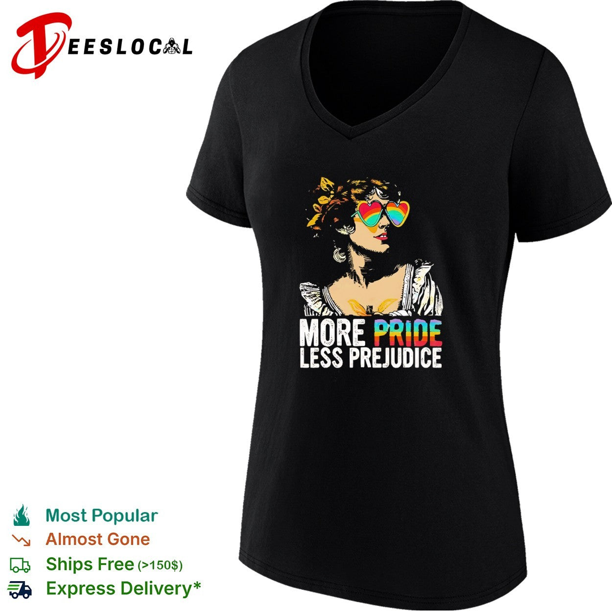 Elizabeth Bennet Jane Austen More Pride Less Prejudice shirt