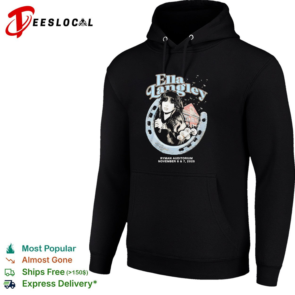 Ella Langley Ryman Auditorium November 6 7 2025 shirt