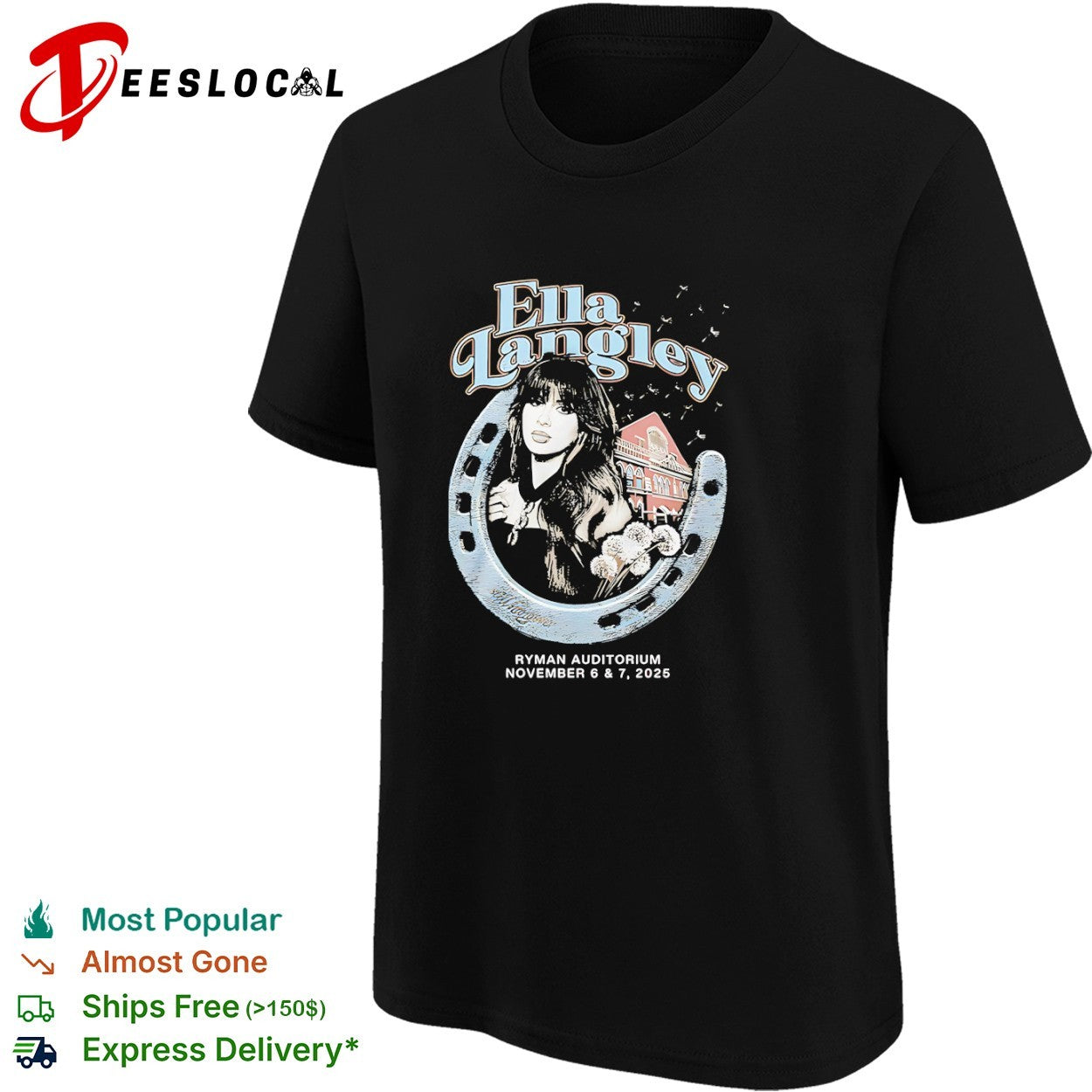 Ella Langley Ryman Auditorium November 6 7 2025 shirt