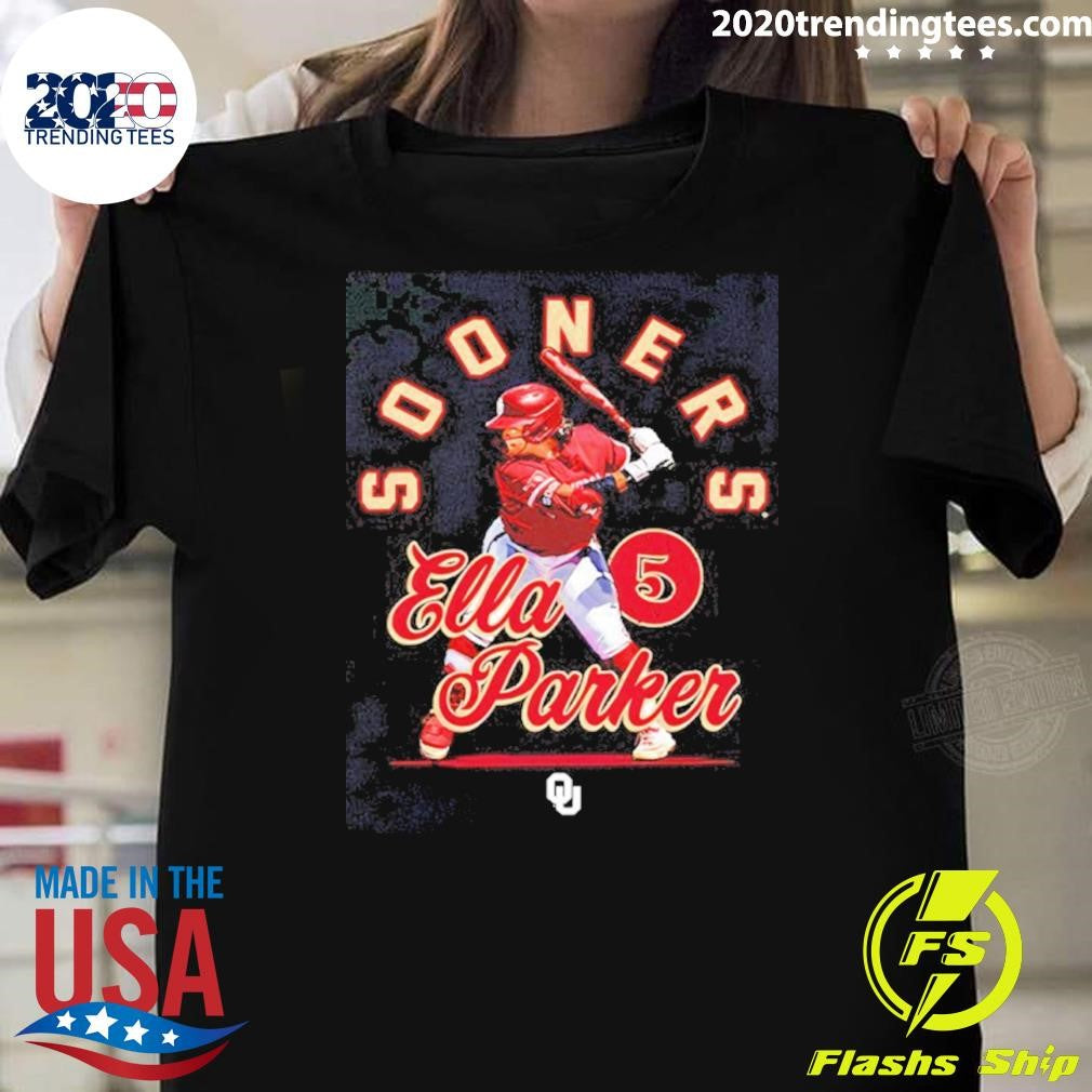 Ella Parker 5 Oklahoma Sooners Softball Shirt