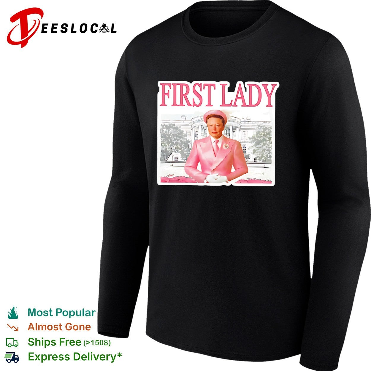 Elon Musk First Lady White House shirt