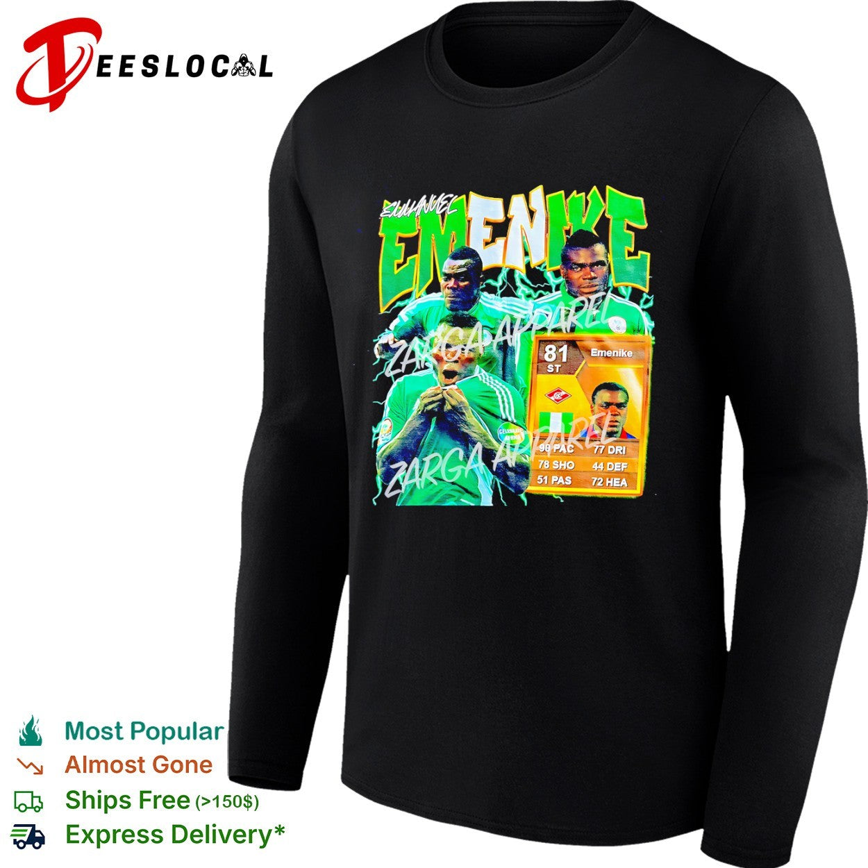 Emmanuel Emenike Nigeria Super Eagles FIFA Soccer Shirt