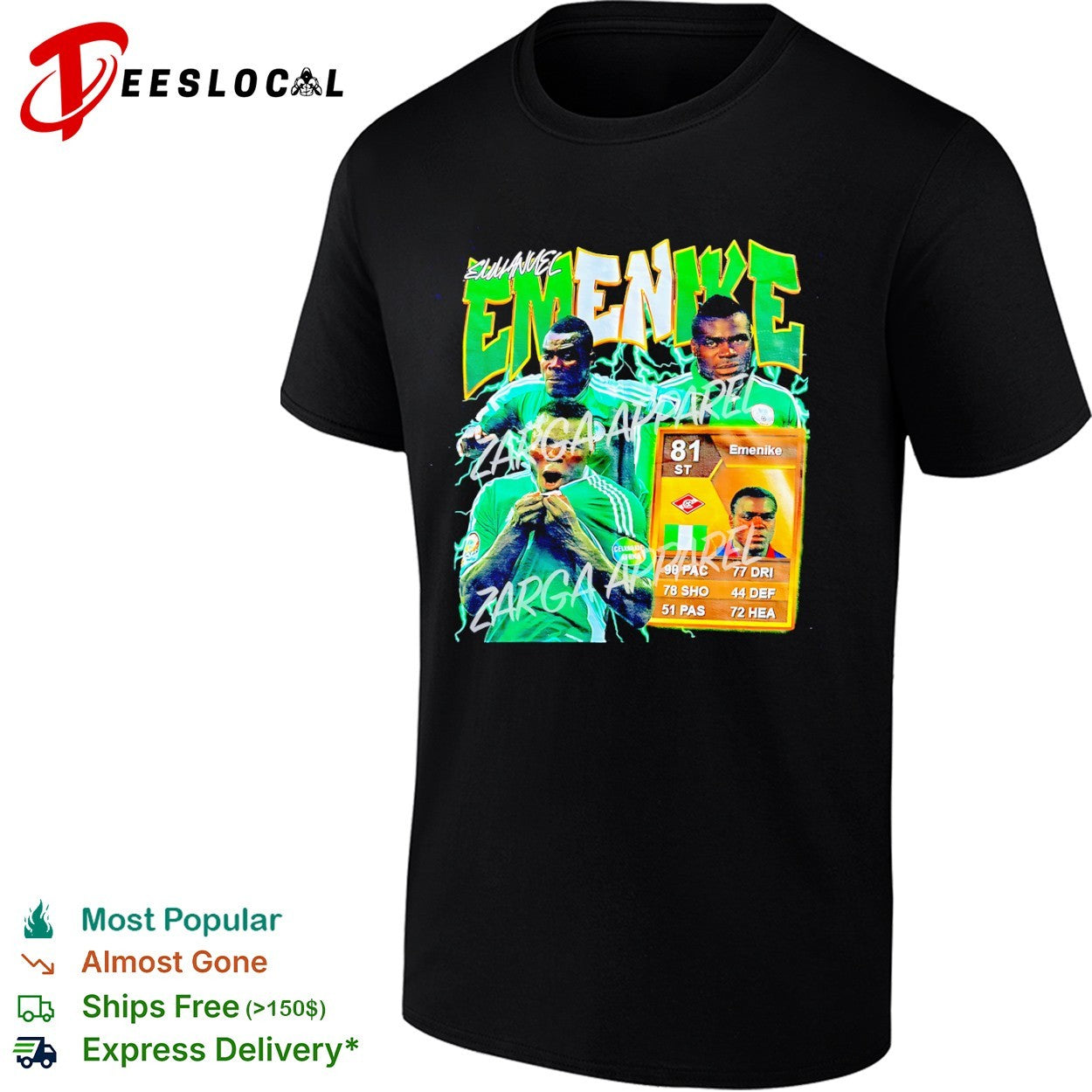 Emmanuel Emenike Nigeria Super Eagles FIFA Soccer Shirt