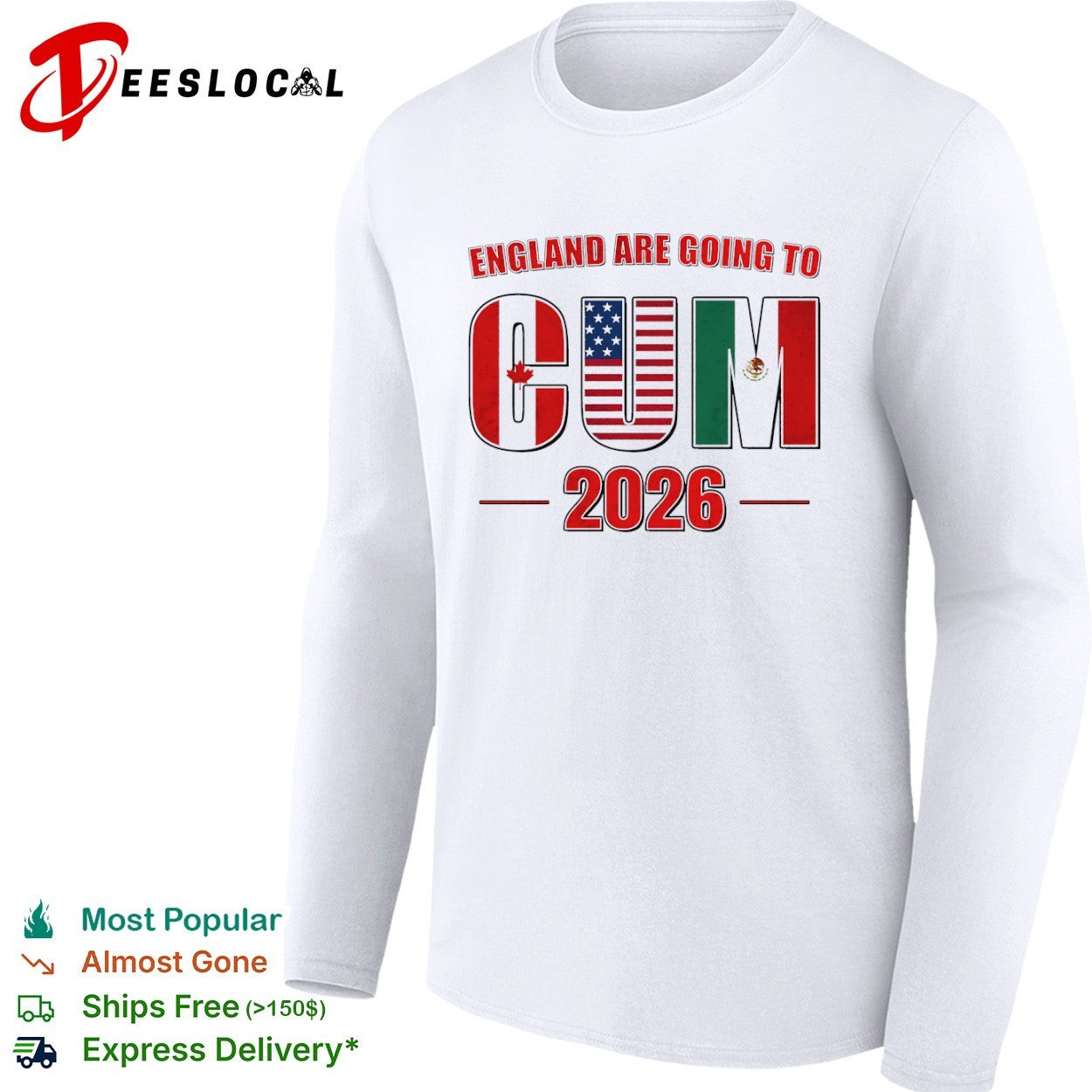 England are going to CUM 2026 Canada USA Mexico World Cup soccer football shirt