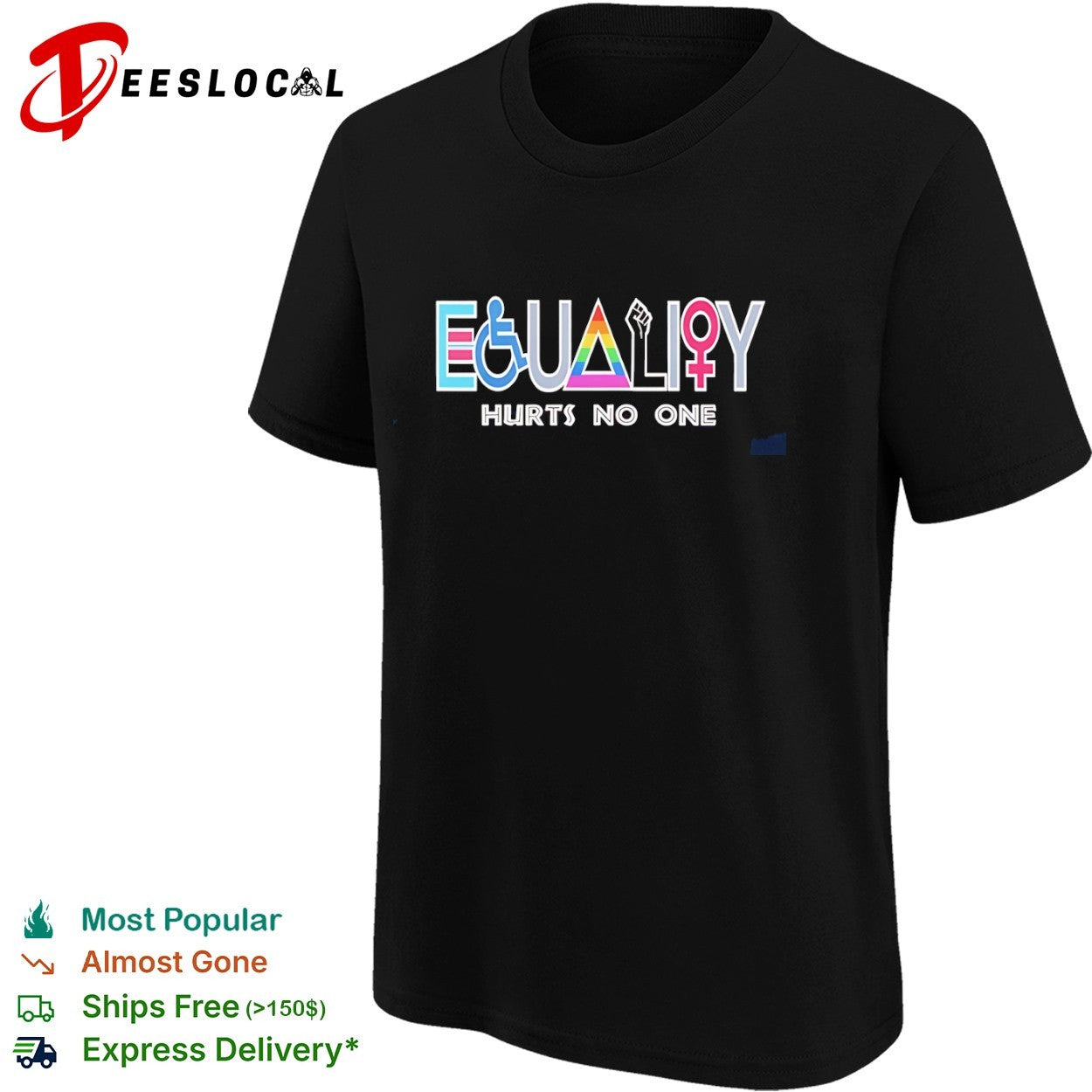 Equality Hurts No One Equality Diversity Inclusion LGBTQ shirt