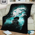 Eren Attack on Titan Fleece Throw Blanket