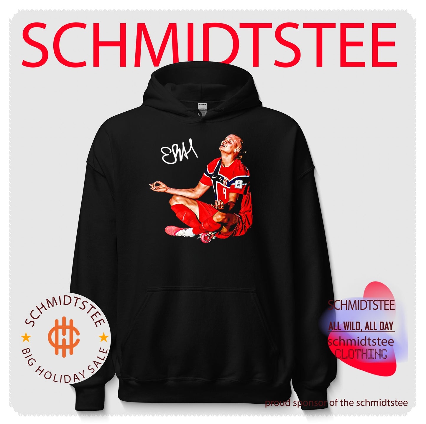 Erling Haaland Norway National Team Meditation Pose signature shirt