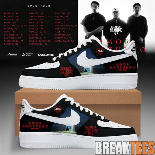 Eslabn Armado Amor Nocturno Tour 2026 Custom Air Force 1 Shoes