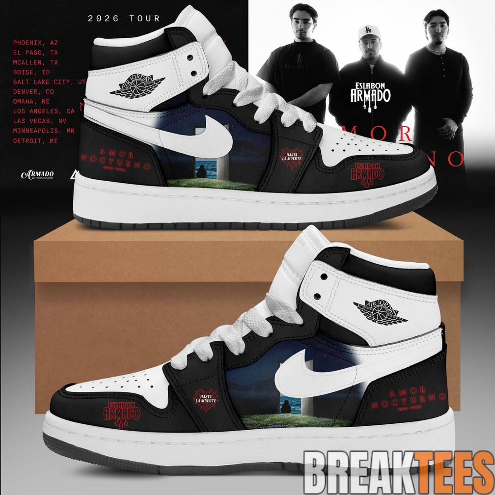 Eslabn Armado Amor Nocturno Tour 2026 Custom Air Jordan 1 Shoes