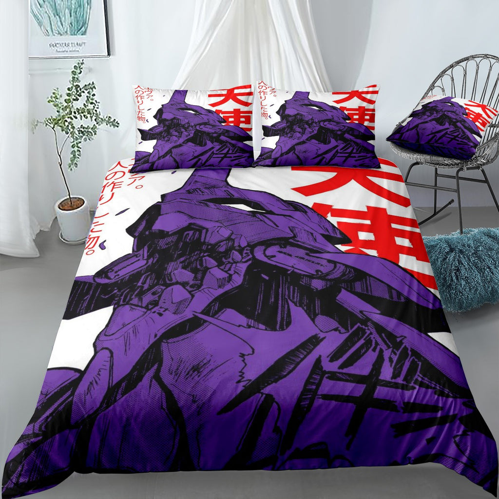 Eva unit 01 Bedding Set (Duvet Cover & Pillow Shams)