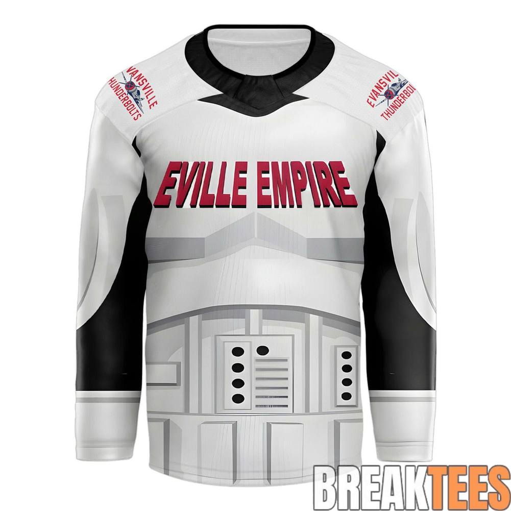 Evansville Thunderbolts 2026 Star Wars Night Custom Hockey Jersey