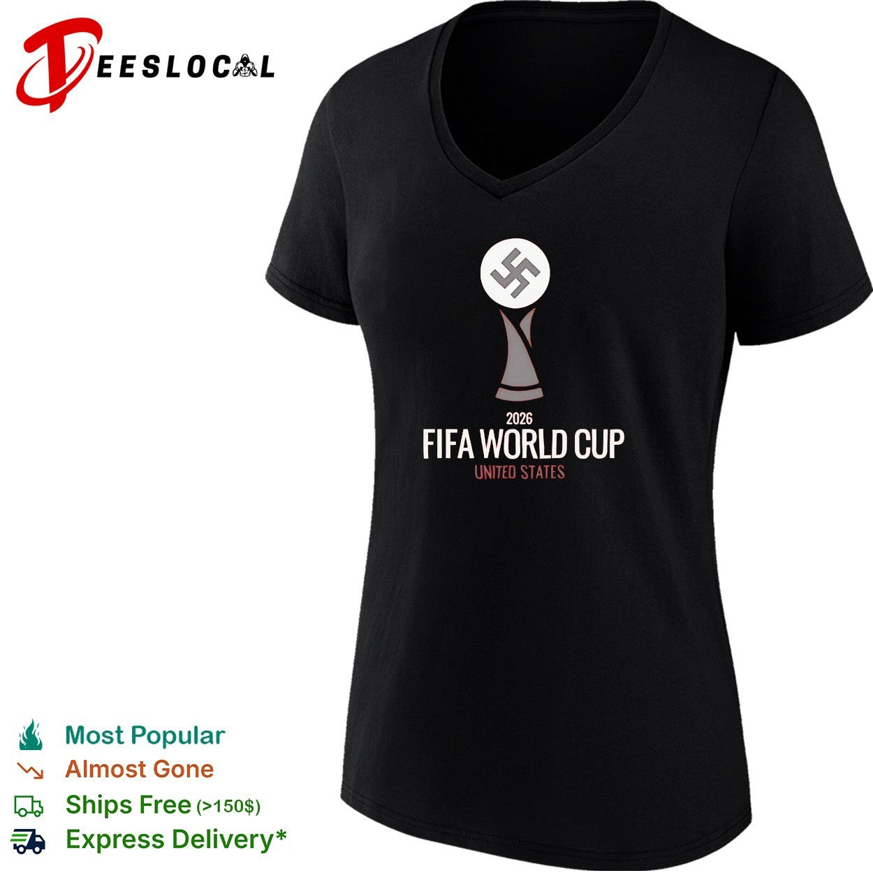 FIFA World Cup 2026 United States political protest satirical red shirt