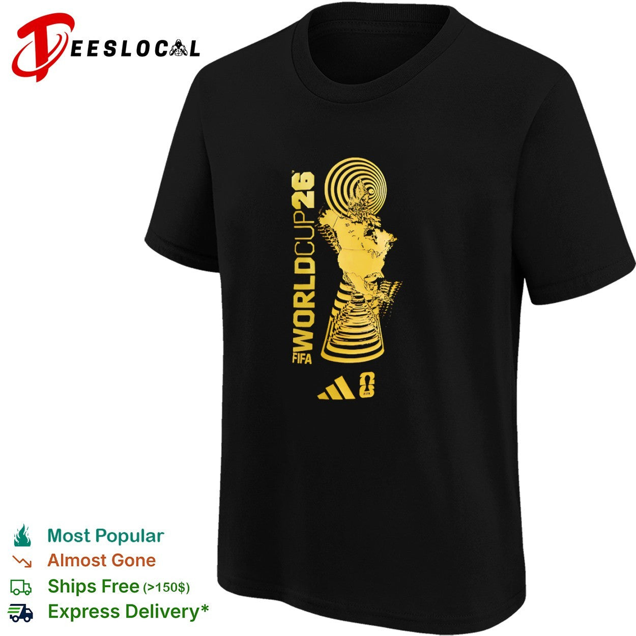 FIFA World Cup 26 North America map shirt