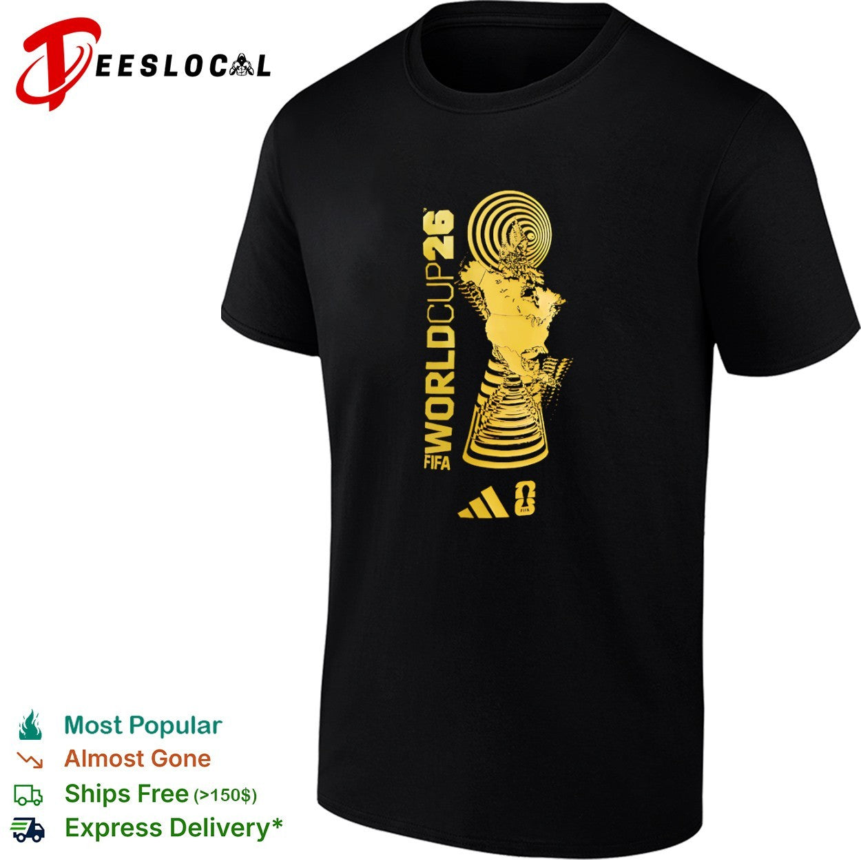 FIFA World Cup 26 North America map shirt