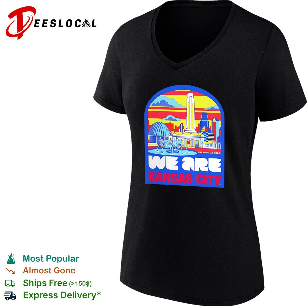 FIFA World Cup we are skyline Kansas City 2026 shirt