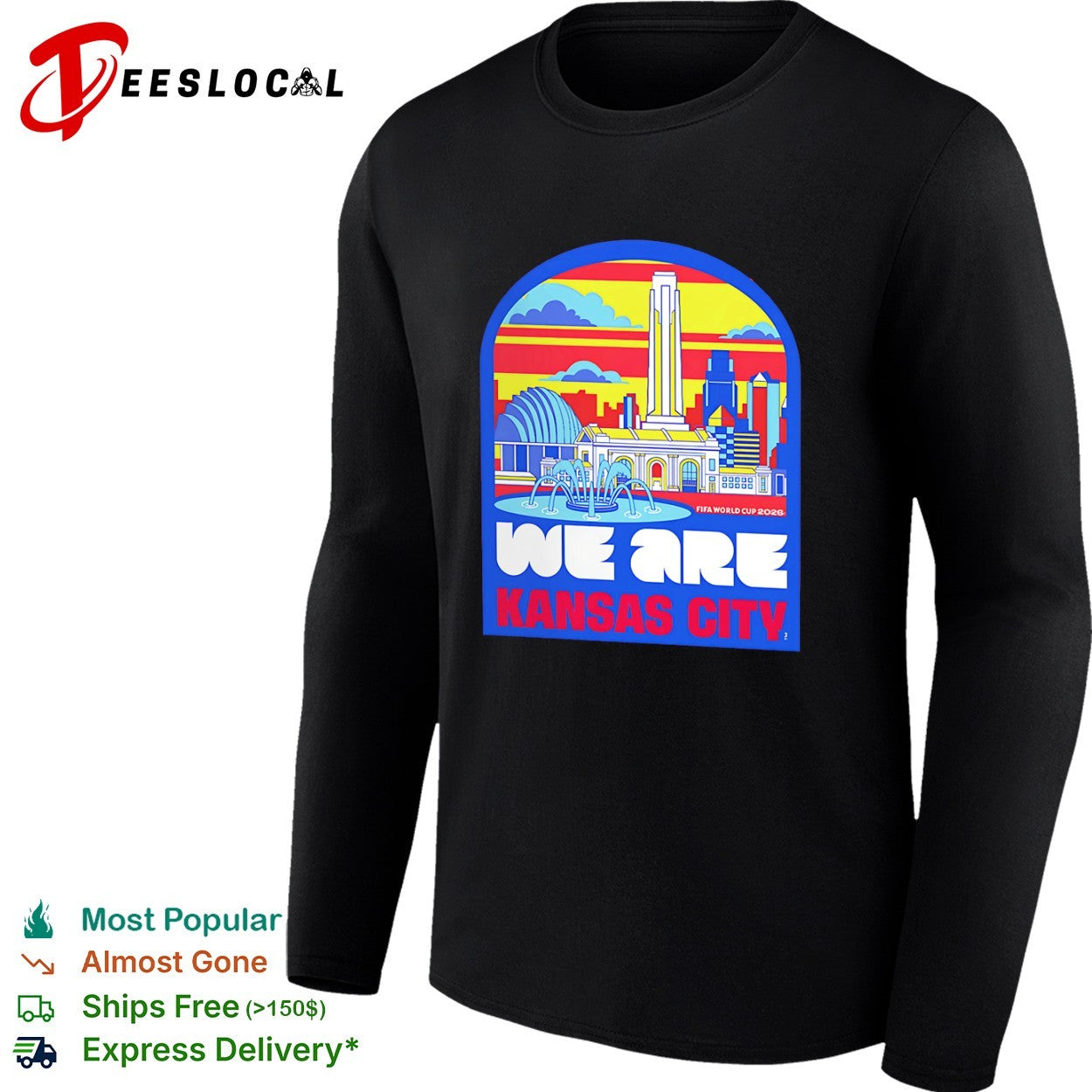 FIFA World Cup we are skyline Kansas City 2026 shirt