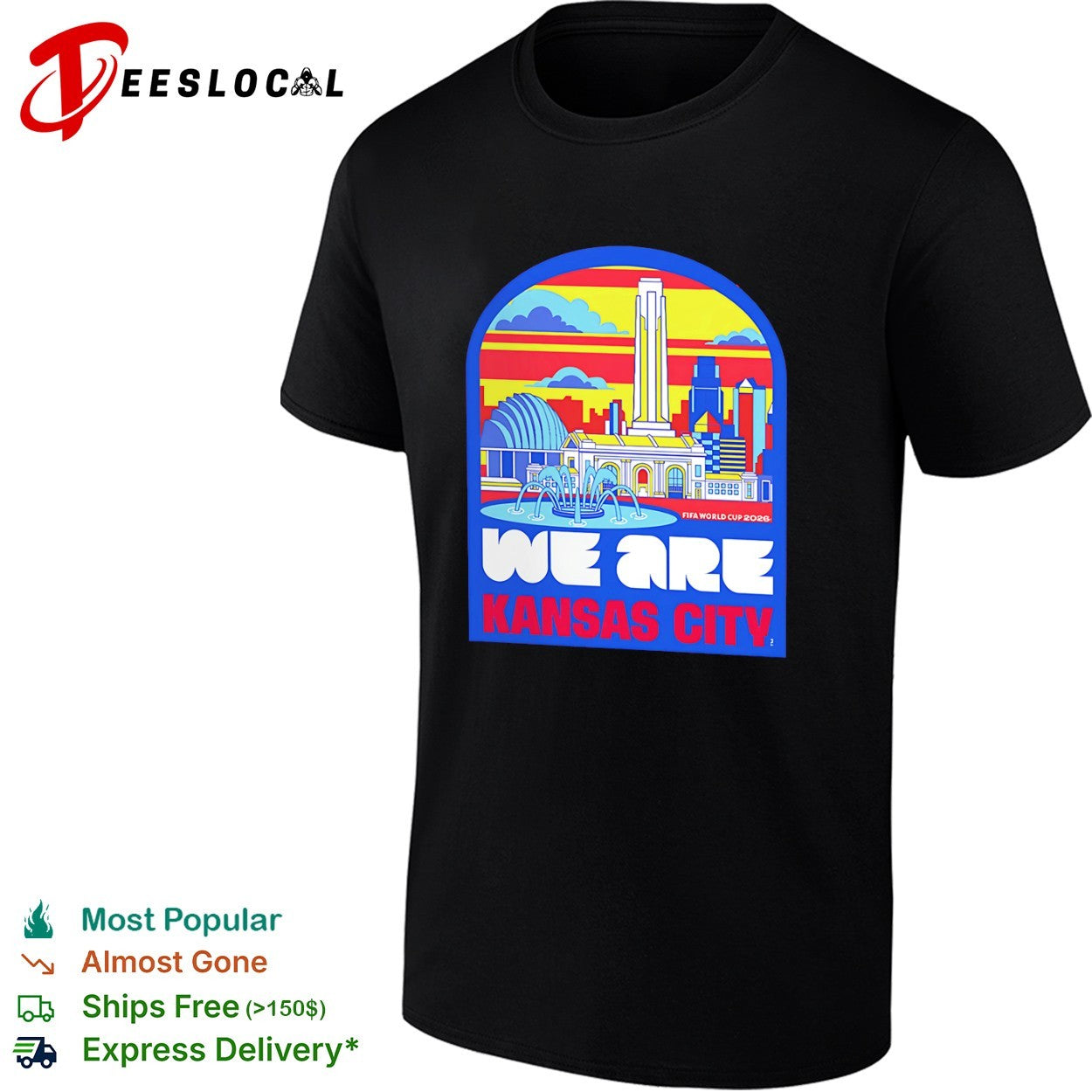 FIFA World Cup we are skyline Kansas City 2026 shirt
