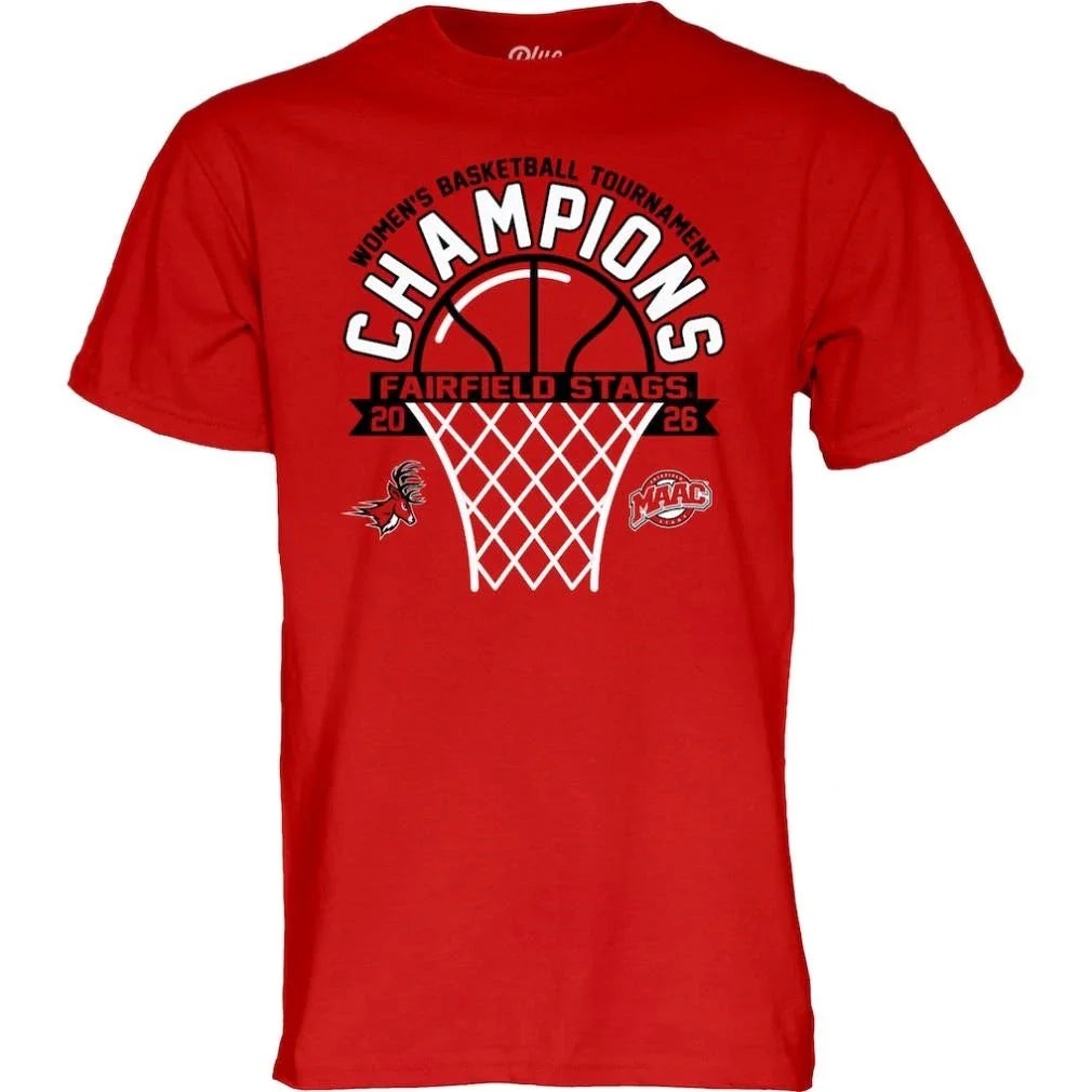 Fairfield Stags 2026 MAAC Women’s Basketball Tournament Champions Shirt