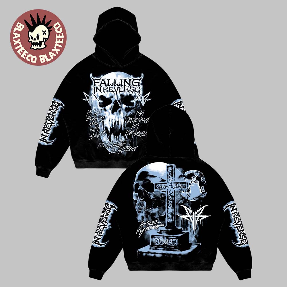 Falling In Reverse God Is A Weapon I’m The Bad Guy Livestream Merch Hoodie