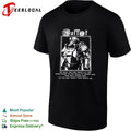 Fallout video game Brotherhood of Steel power armor Hoover Dam quote shirt