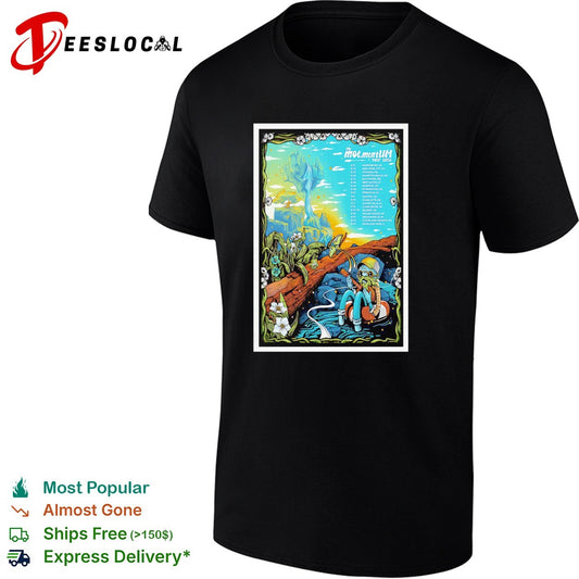 Fantasy nature tour poster scenic illustration concert shirt