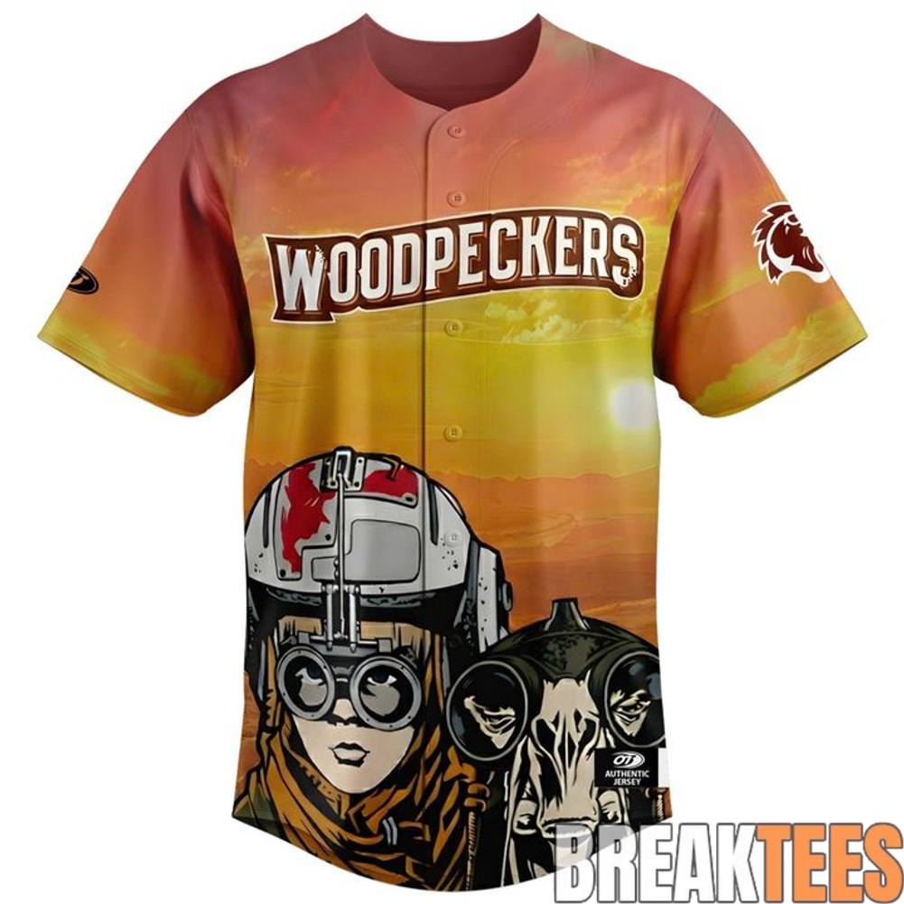Fayetteville Woodpeckers 2026 Star Wars Night Custom Baseball Jersey