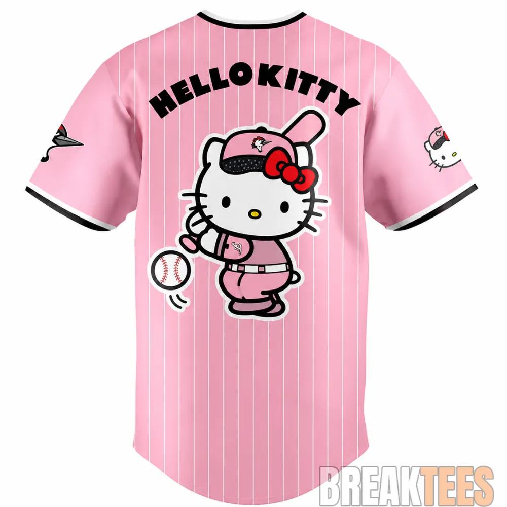 Fayetteville Woodpeckers x Hello Kitty Night Pink 2026 Baseball Jersey