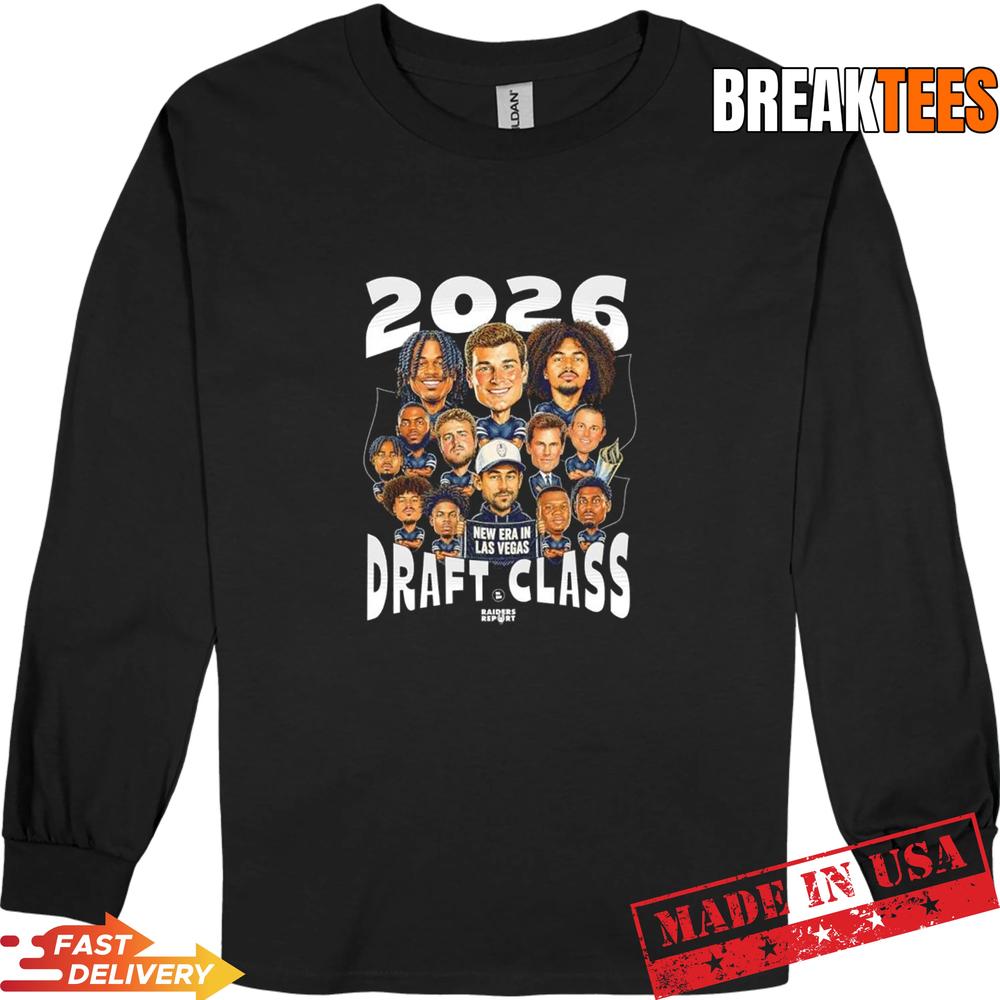Fernando Mendoza Las Vegas Raiders NFL Draft class 2026 New Era T-Shirt