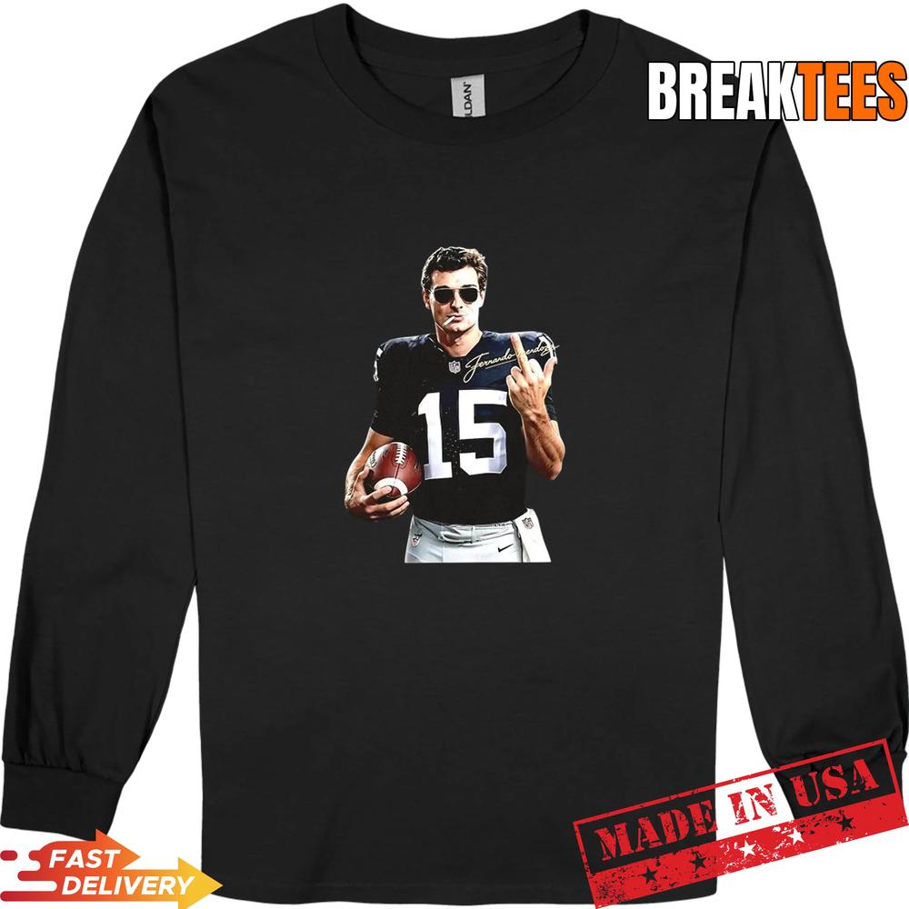 Fernando Mendoza Las Vegas Raiders NFL Middle Finger T-Shirt