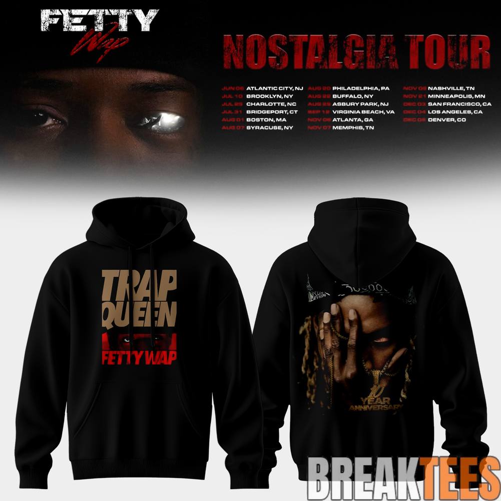 Fetty Wap Nostalgia Tour 2026 Hoodie
