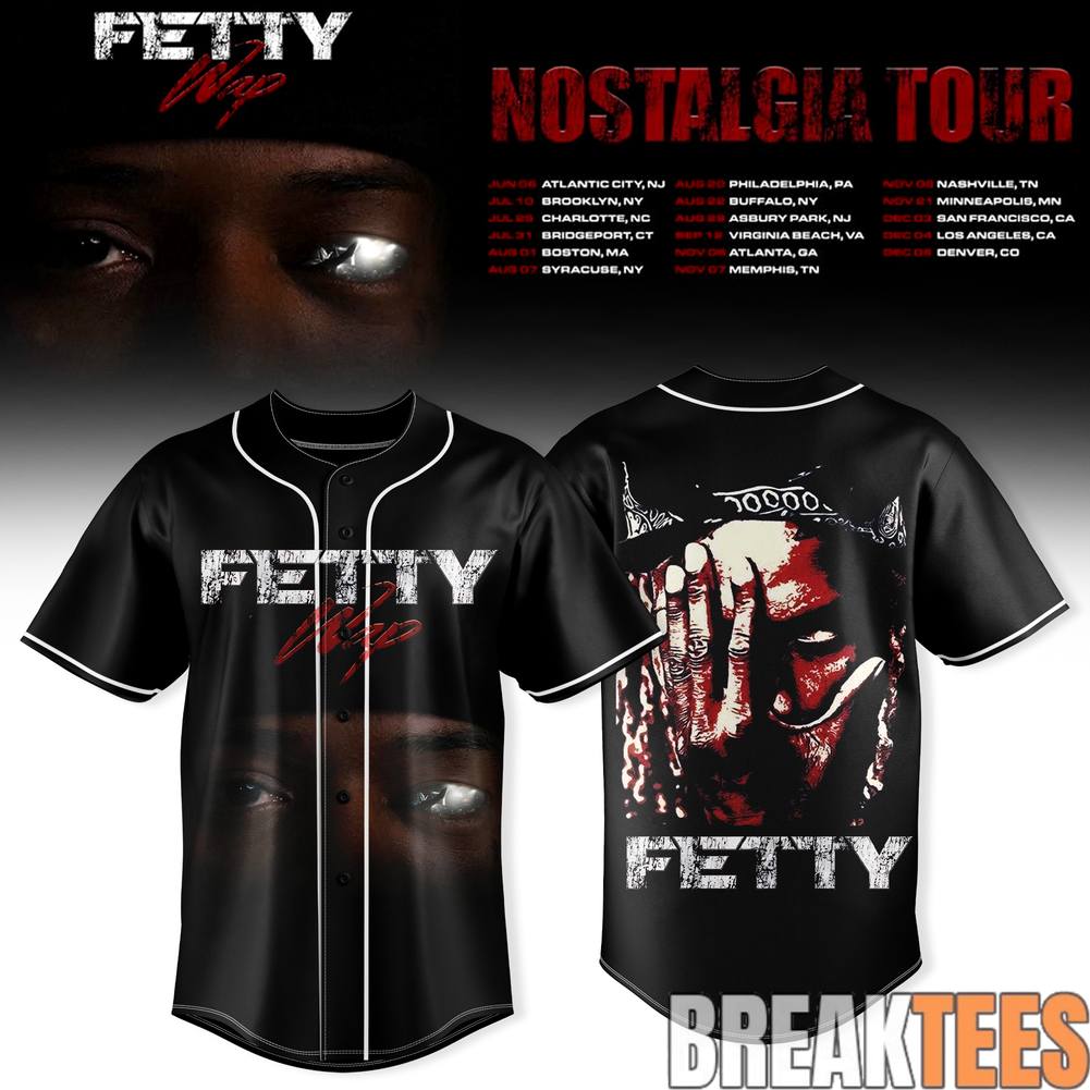 Fetty Wap Nostalgia Tour 2026 Special Jersey