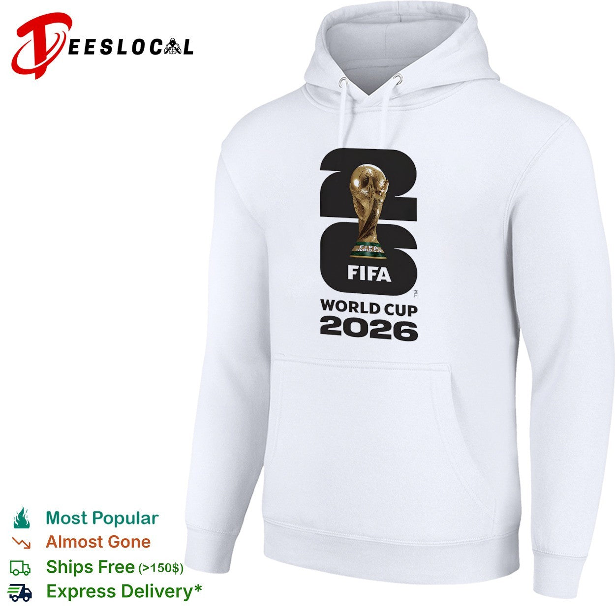 Fifa World Cup 2026 Trophy Logo Official Soccer Tournament Event shirt