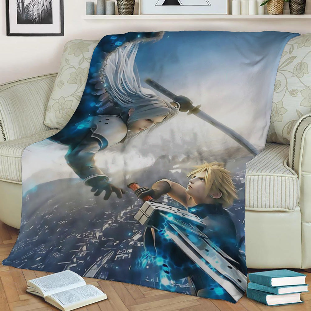 Final Fantasy Fleece Throw Blanket
