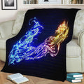 Final Fantasy X Neon Fleece Throw Blanket