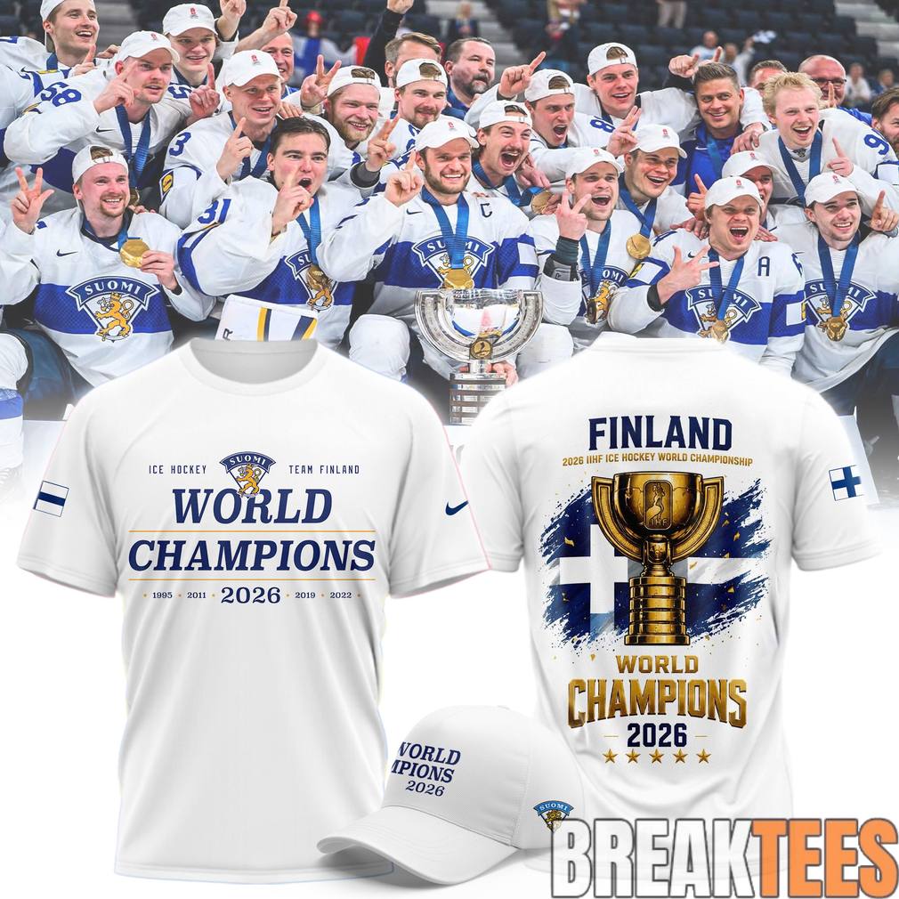 Finland 2026 IIHF Ice Hockey World Champions Shirt