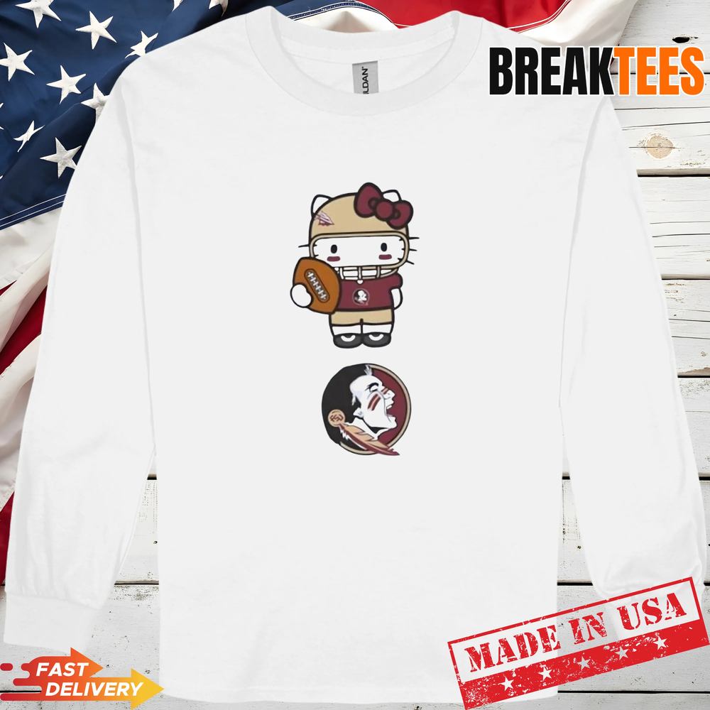 Florida State Seminoles Football x Hello Kitty Anime T-Shirt