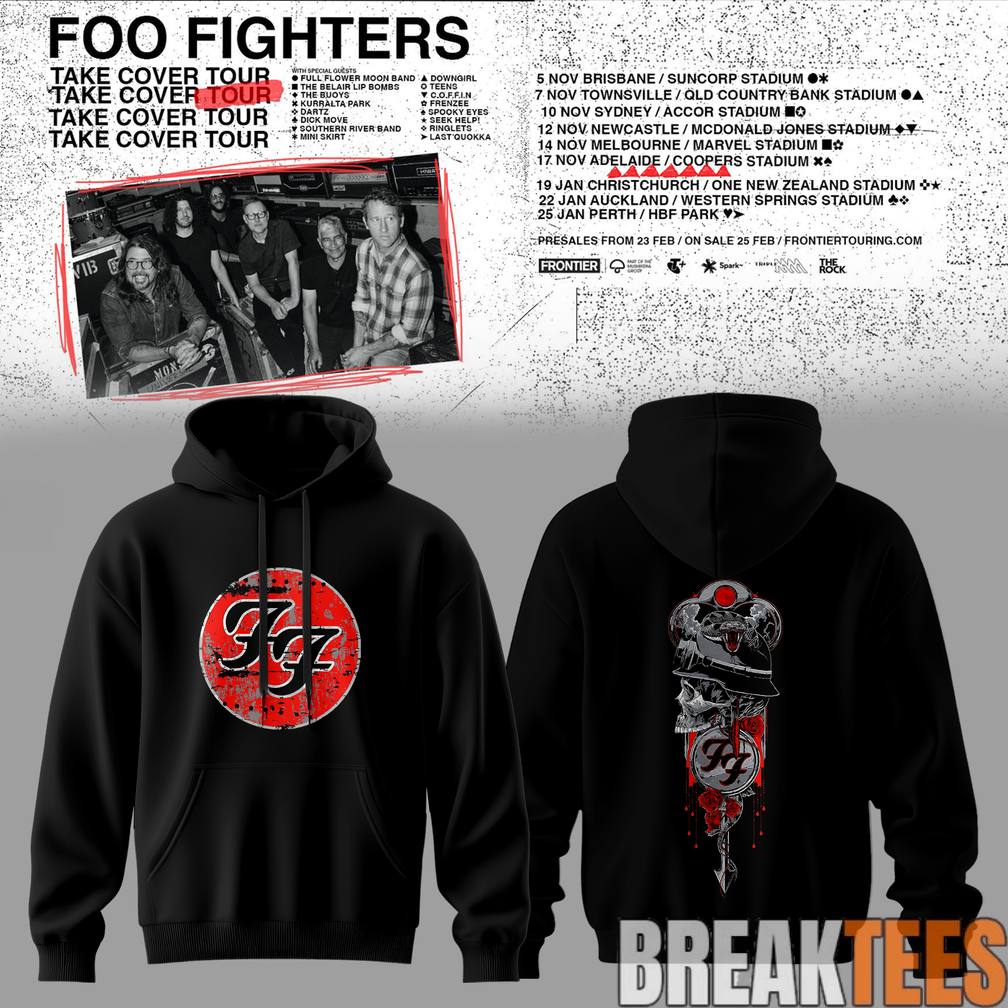 Foo Fighters Take Cover Tour 2026 Hoodie