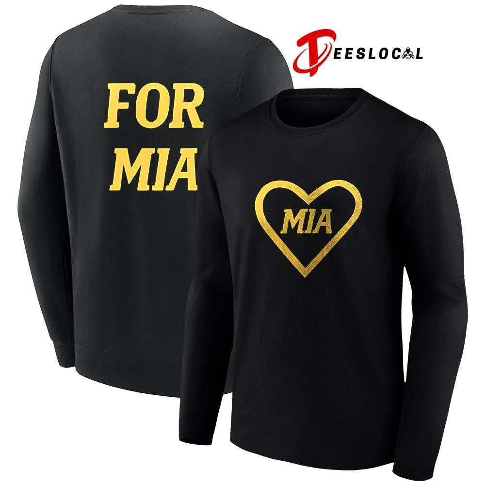 For Mia heart logo shirt