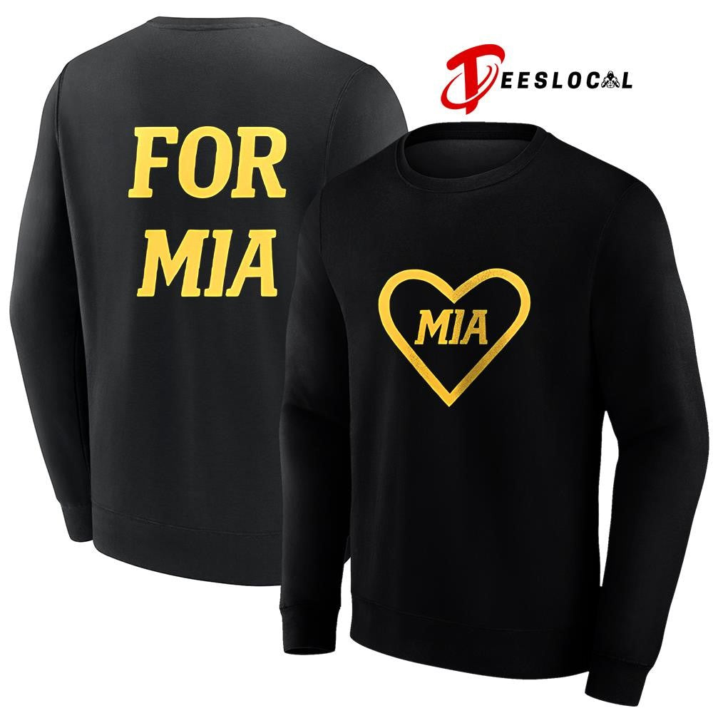 For Mia heart logo shirt