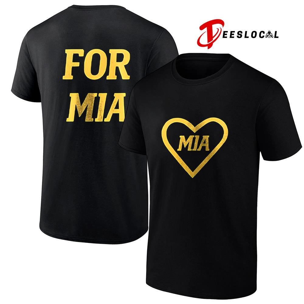 For Mia heart logo shirt