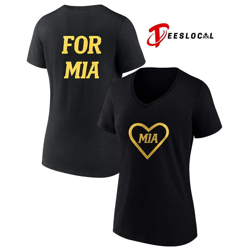 For Mia heart logo shirt